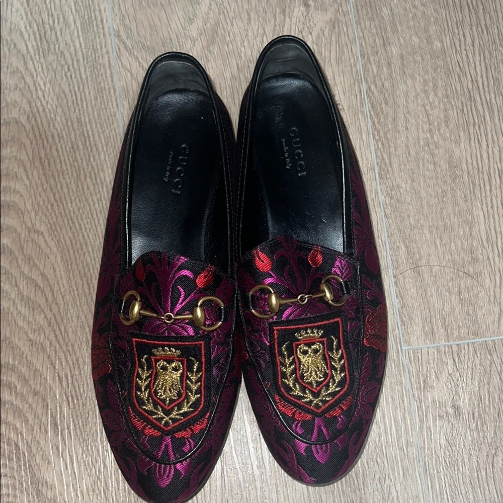 Gucci Woman’s  Purple and Red Loafers